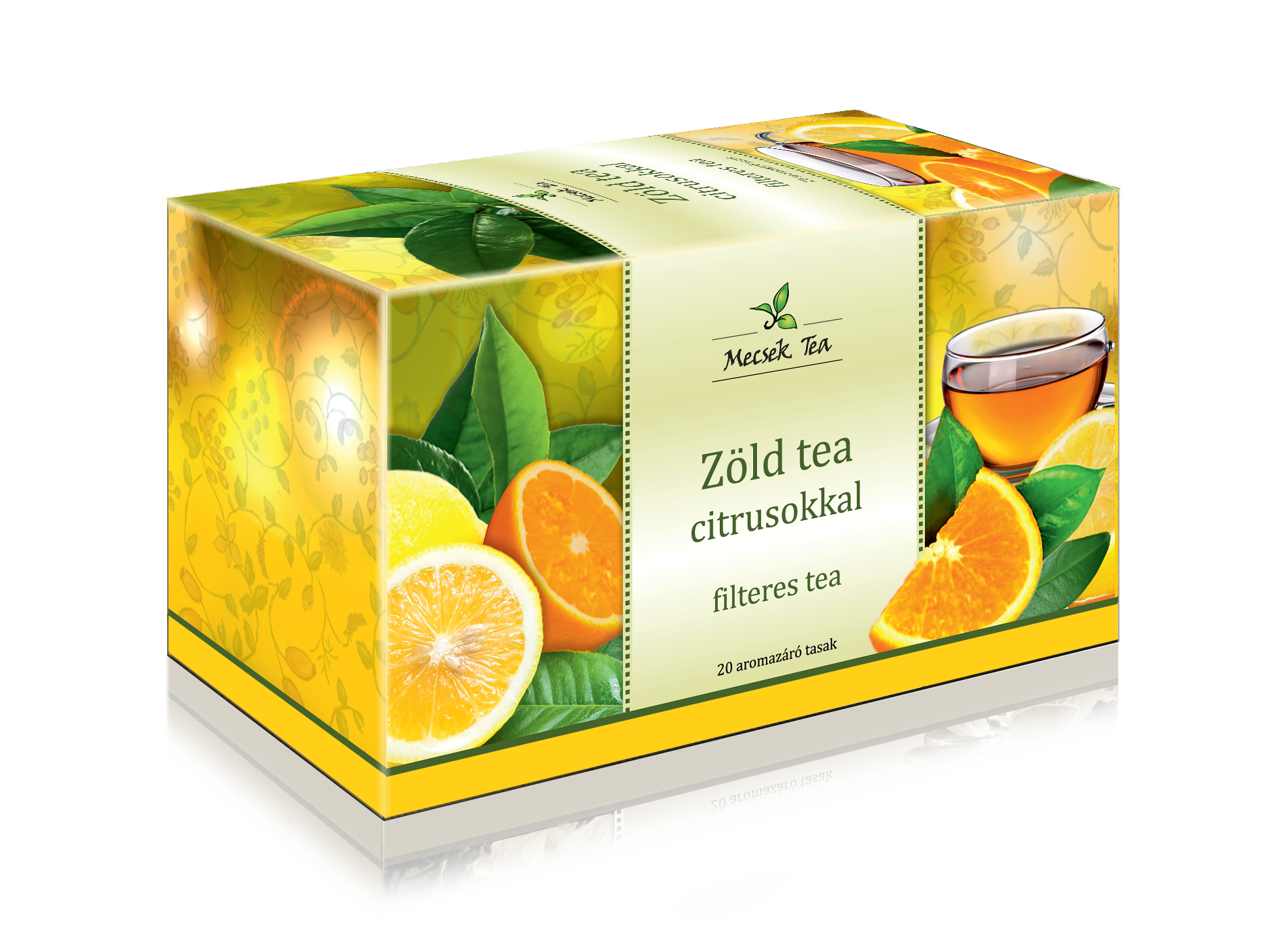 Zöld tea citrusokkal